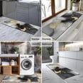 thumbnail image 2 of Gray Marble Gold Line Pattern Kitchen Rug Mat,Kitchen Runner Rugs Non Skid Washable,Decorative Kitchen Floor Mats for Kitchen,Sink,Laundry,17"X47", 2 of 5