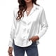thumbnail image 3 of Blusas de Satén con Cuello en V y Larga para Mujer, Blusas de Seda de Verano, Moda 2025 XXL, 3 of 9