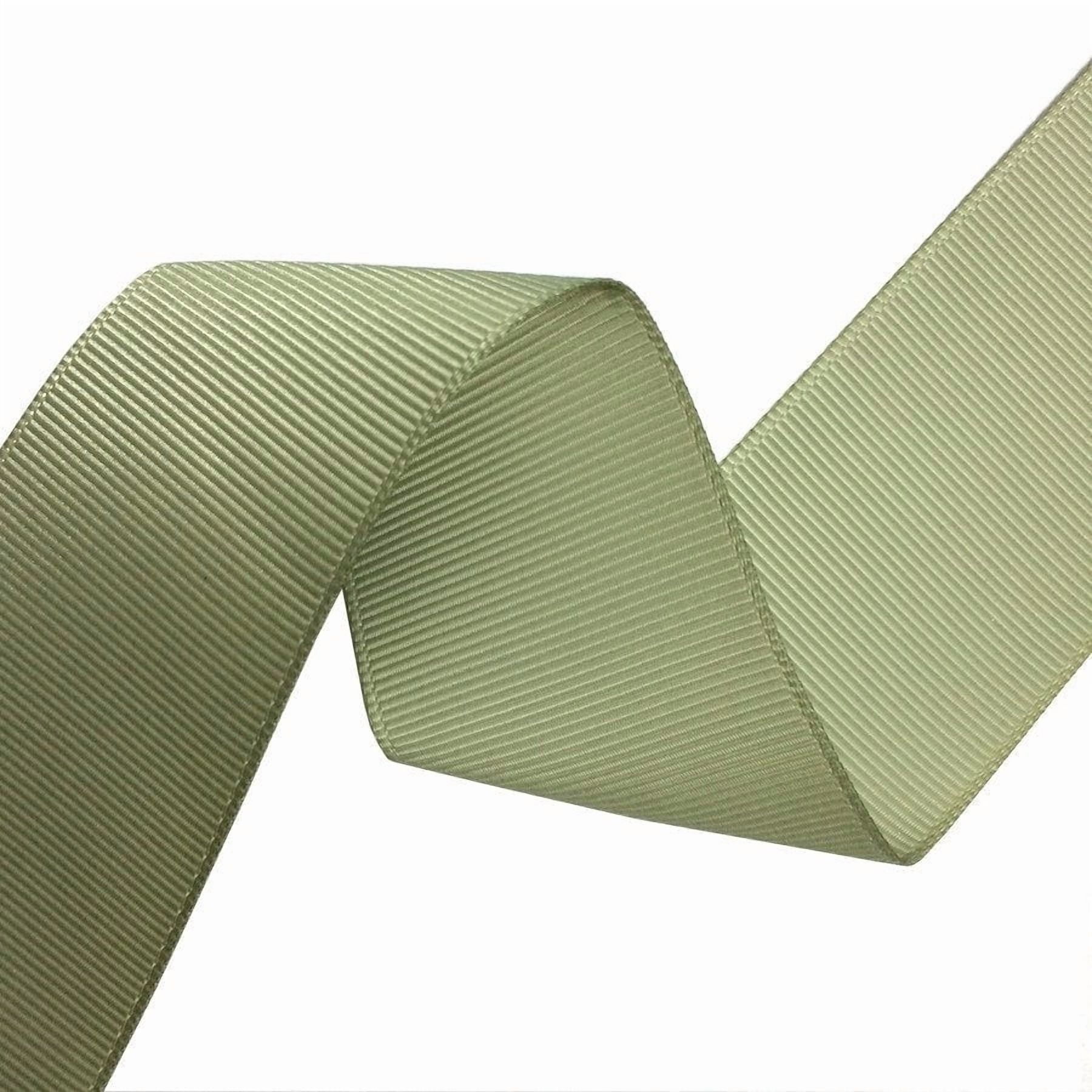 Keedil® Grosgrain Taffeta Polyester Ribbon For Gift Wrapping, Bows, Sewing, Crafting, Hair Accessories, & Décor - (Army Green, 2.25 Inches Wide, 50 Yards, 3 Pack)