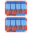 thumbnail image 1 of Escudo de placa de módulo de relé de 4 canales de 5v CC para relé Arduino Afortunado Sencillez, 1 of 5