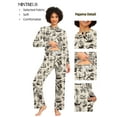thumbnail image 3 of MINTREUS Couple Pajama Sets Soft PJs Sets for Couples/Women/Men Matching Sleepwear with Pockets, 3 of 6