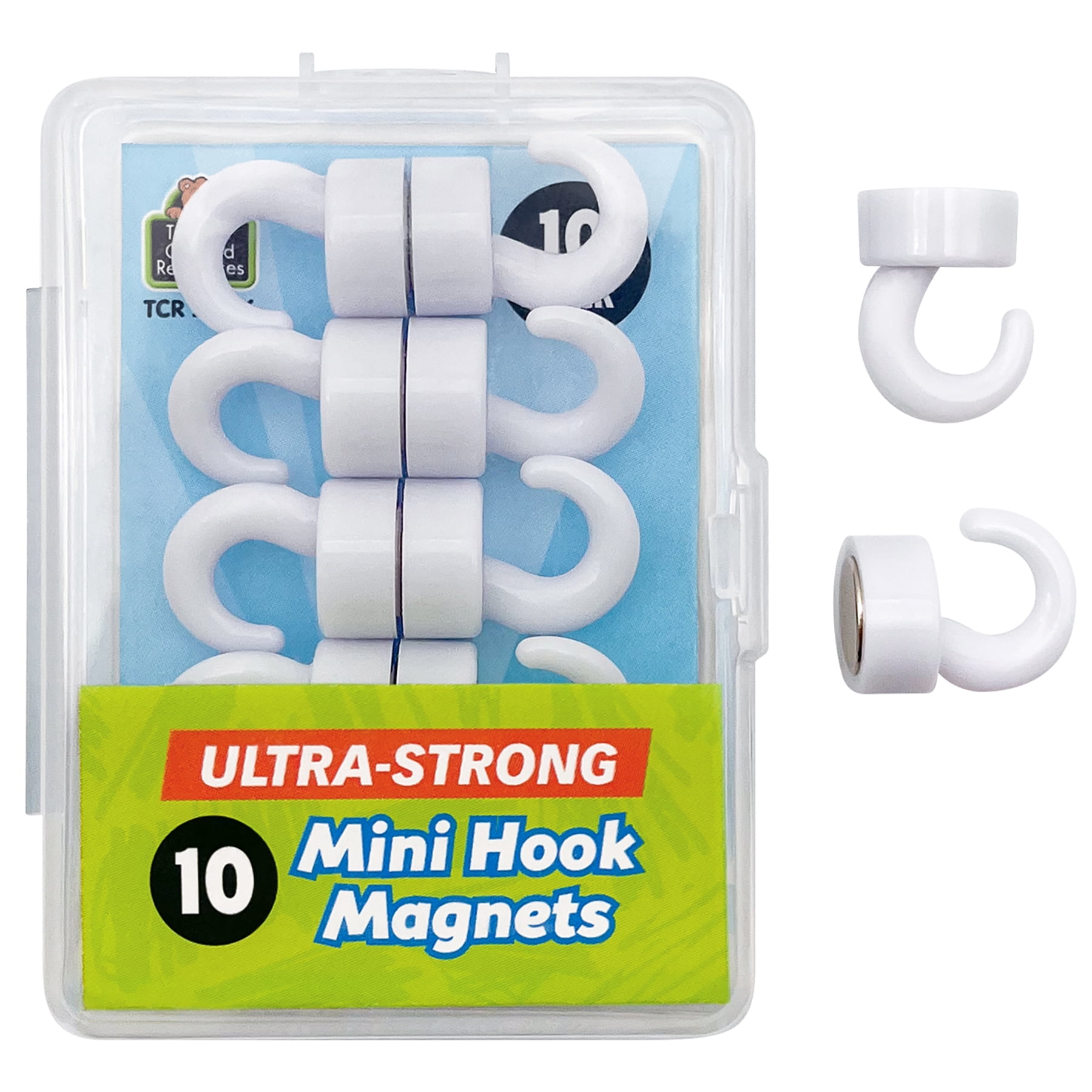 Teacher Created Resources Mini Hook Magnets, 10 Per Pack, 2 Packs