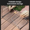 thumbnail image 5 of Portable Stainless Steel Folding Outdoor Grill Rack for Camping and Baking - Multifunctional Non-Stick Cooking Stand, 5 of 6