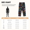 thumbnail image 4 of Picia Basketball Womens Soft Woven Cotton Elastic Waistband Sleep Pajama Pant Lounge Sleep Pant With Pockets And Drawstring-Large, 4 of 9