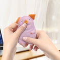 thumbnail image 7 of Smile Squishable Dumpling Cute Pig Face Glossy Pastel Pink Happy Calm Expression Desk Novelty Item Stress Relief Gift for Desk, 7 of 7