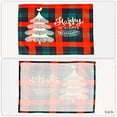 thumbnail image 2 of Inteprter Manteles individuales de Navidad para fiesta, banquete, comedor, posavasos, patrón impreso, cubierta de escritorio, adorno, decoración de Kits de decoración para fiestas Copo de nieve Inteprter HA068892-01, 2 of 6