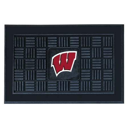 Wisconsin Badgers Rug - University of Wisconsin Medallion Door Mat