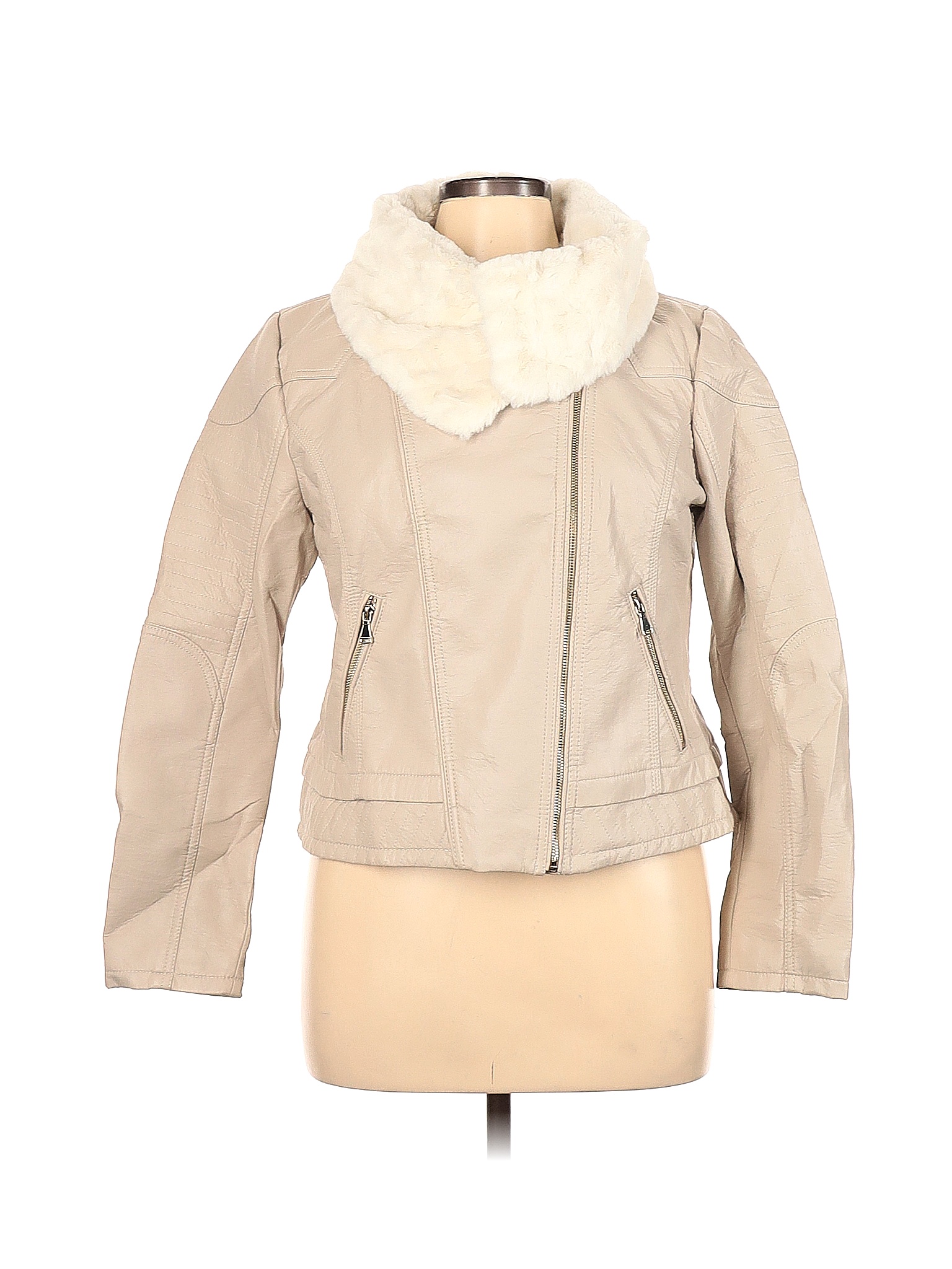 XL Faux Leather Jacket - Walmart 