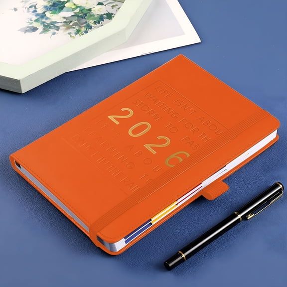 CCOCC 2026 Large Agenda Daily Planner | 365 Day Schedule Organizer Notebook | Hourly Plan Calendar | 12-Month Manager | A5 Leather Cover | 304 Pages | 21.3x14.5cm | Multiple Colors | 1 Pack