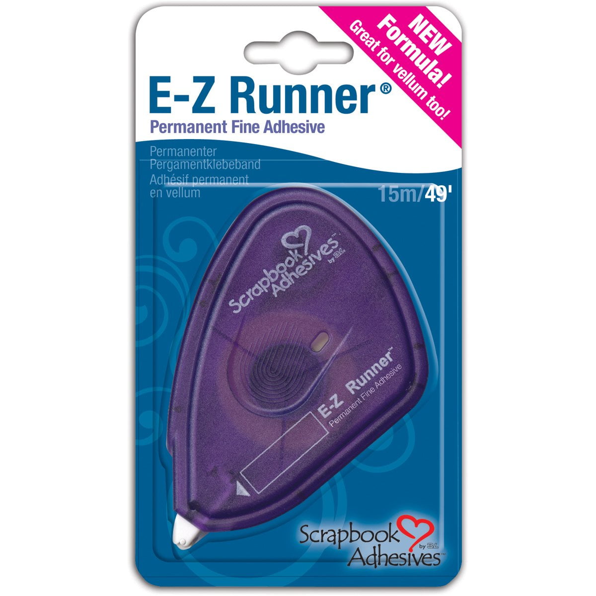 3L - Scrapbook Adhesives - E-Z Runner Vellum Tape – ScrapbookPal