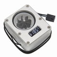 thumbnail image 4 of PC Water Cooling Flow Meter Indicator 12V Small 3pin Interface G1/4 Thread Pom Rustproof Computer Flow Meter, 4 of 5