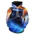 thumbnail image 3 of Sudadera con capucha de gran tamaño con estampado 3D de Love Boar Hunting para hombre, ropa deportiva informal de calle unisex, novedad de 2023, 3 of 5