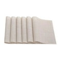 thumbnail image 2 of 6Pcs Placemat - Placemats Set of 6 Washable Indoor/Outdoor Vinyl Place Mats For Dining Table Durable Pvc Weave Table Mats, By PRYESS, 2 of 5