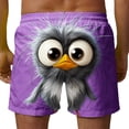 thumbnail image 5 of COSFO Quick Dry Mens Swim Trunks Beach Casual Funny Animal Print Board Shorts Drawstring Elastic Waist Summer Breathable Loose Fit Bathing Suits, 5 of 6