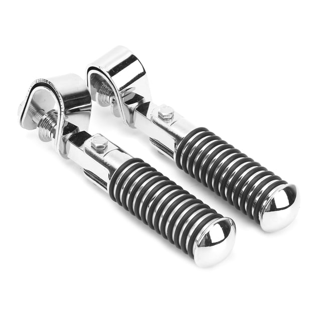 Brake Foot Pedal, Motorcycle Brake Pedal High Strength Durable Foldable For Motorcycle For 1In Engine Crash Bar Guard Silver