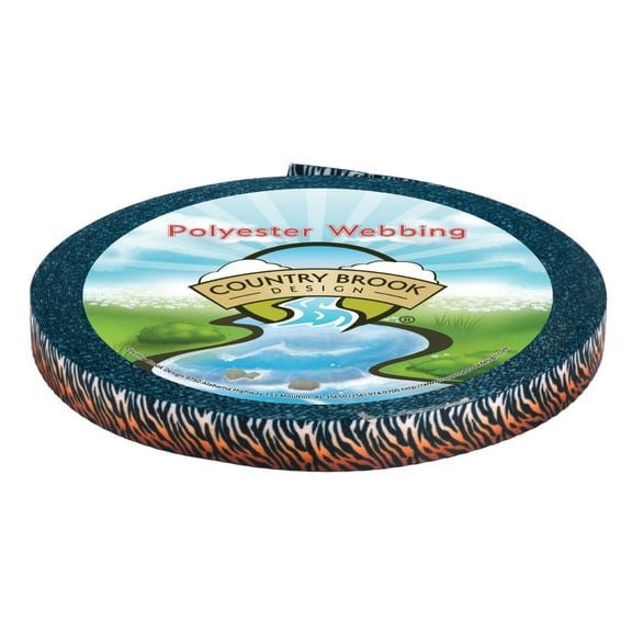 Country Brook Design® Bengal Tiger Stripes Lite Tape (1/2 Inch, 50 Yards)