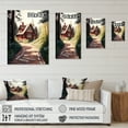thumbnail image 4 of Designart Charming Red Cottage I Canvas Wall Art, 4 of 5