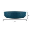 thumbnail image 5 of Mainstays - Navy Round Plastic Dinner Bowl, Interwoven Braided Etched, 42-Ounce, 5 of 6
