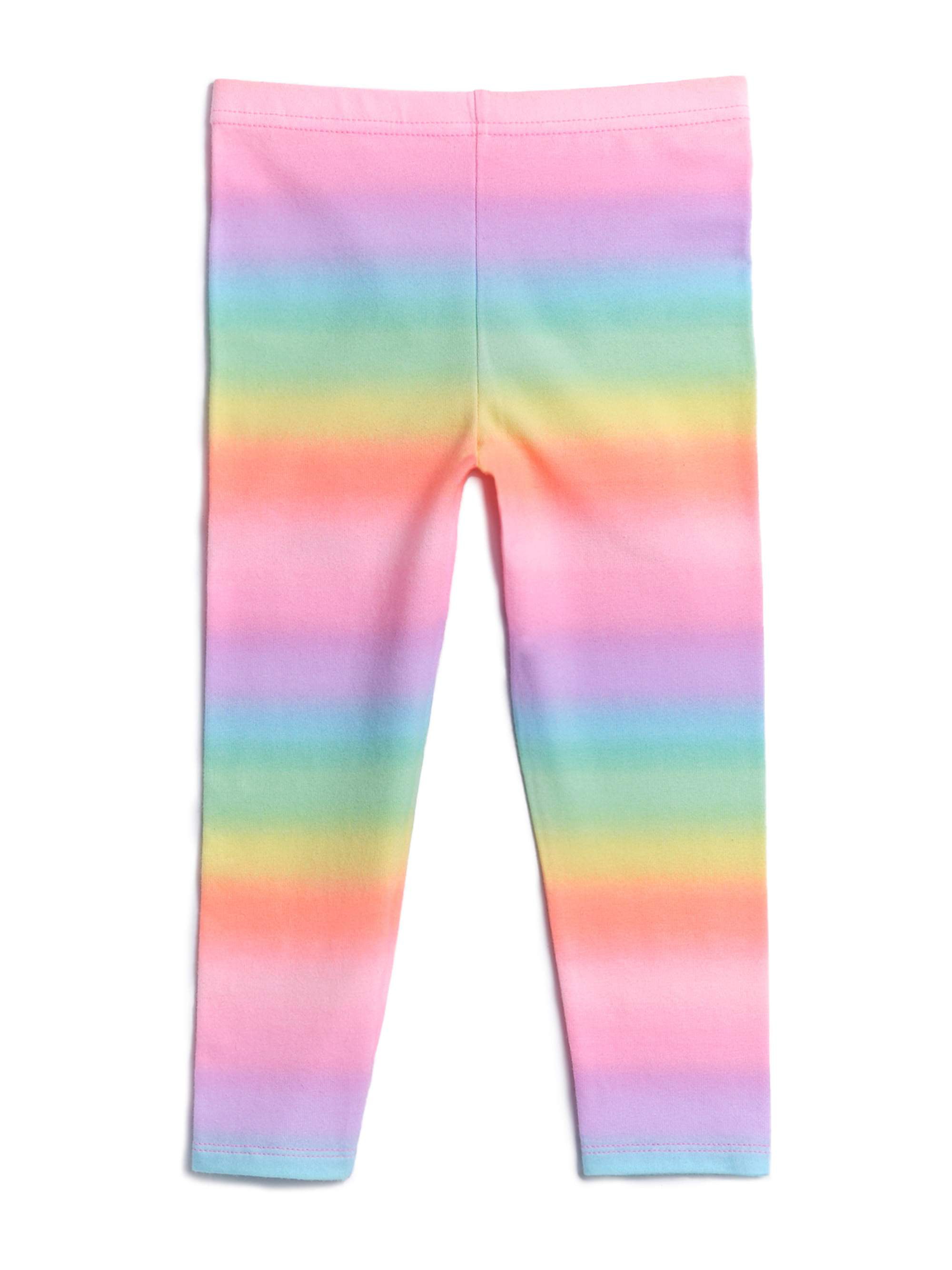 Garanimals Toddler Girls Rainbow Striped Legging - Walmart.com