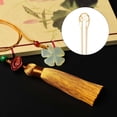 thumbnail image 3 of Qarigey Clip de libro ahueca hacia fuera manualidades DIY elegantes palitos de pelo en forma de U herramientas de estilismo hechas a mano para amantes de Accesorio para el cabello Oro Qarigey AP009876-03B, 3 of 6