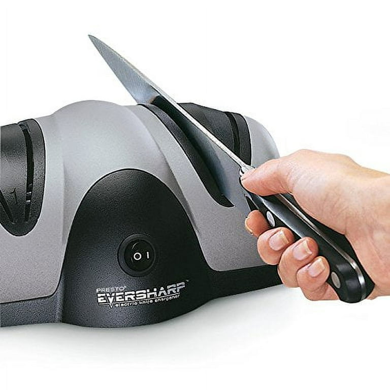 Presto 08800 EverSharp Electric Knife Sharpener, 2 stage, Black 