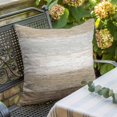 thumbnail image 6 of Throw Pillow Covers, Brown Grey 16x16 Pillow Covers for Couch/Sofa/Bed, Farmhouse Gray Barn Wooden Vintage Striped Decorative Square Linen Cushion Pillowcase for Home Decor, 6 of 9