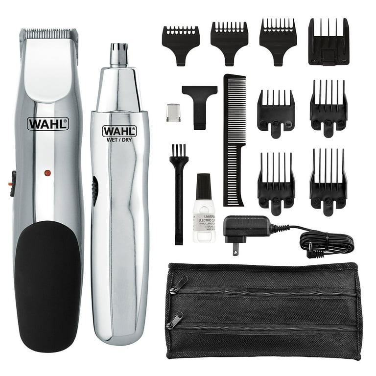 Wahl 5622 Rechargeable Beard, Mustache, Hair & Nose Hair Trimmer for Detailing & Rechargeable Trimmer - Walmart.com