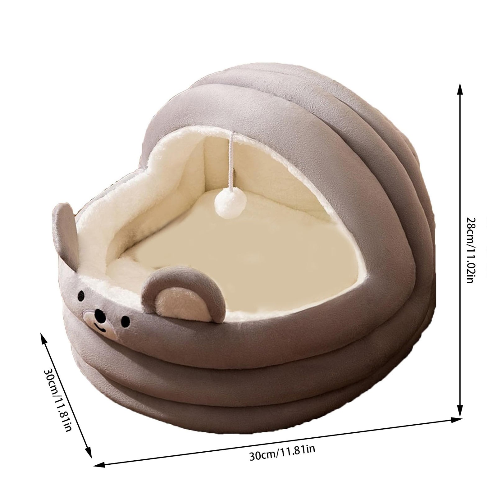 Pet Beds Indoor Cat Bed for Cozy Napping Dreamy Crafted for Cats Warm And Soft Retreat For Feline Comfort
