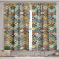 thumbnail image 2 of Ambesonne Prehistoric Valance & Curtain, Mosaic Art, 55"x45", Multicolor, 2 of 6