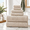 02_beige-Bath Sheets Set-6PCS, variant on 07_white Bath Sheets Set-6PCS 40x80 Inch Oversized Luxury Microfiber Towel Set
