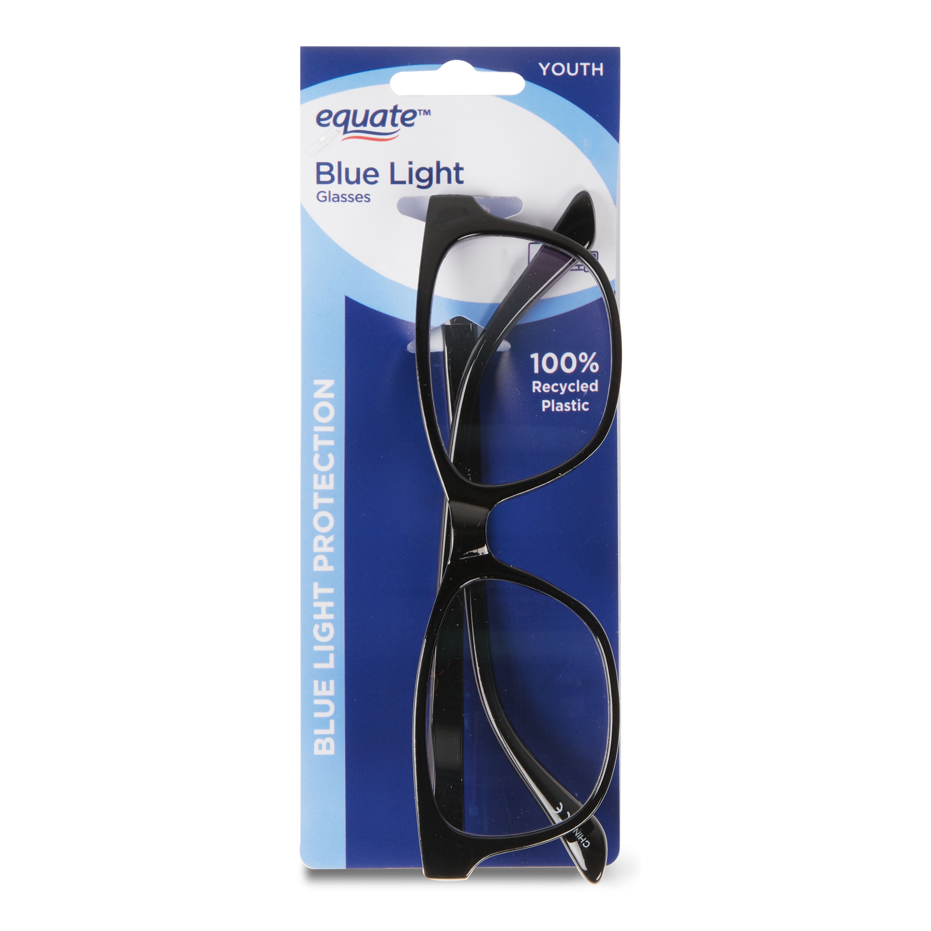Equate Youth Blue Light Glasses, Plum 