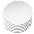 thumbnail image 1 of Round Smooth Edge Cake Board White – 6″ X ½ ” Thick - 6 pack, 1 of 7