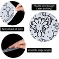 thumbnail image 3 of Large Thanksgiving Stencils 12x12 Inch Reusable Turkey Stencil Template Fall Signs Autumn Pumpkin Maple Farmhouse Stencil for Painting on Wood Wall Scrapbook Card Floor Drawing White DIY, 3 of 9