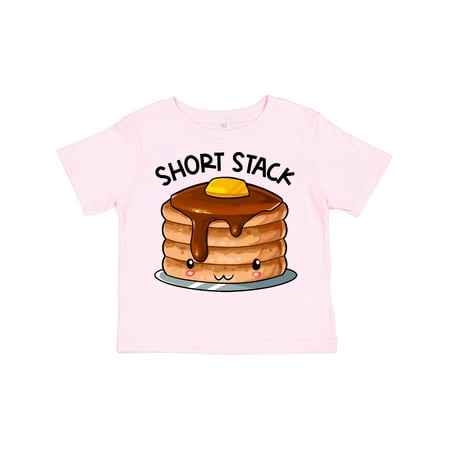 

Inktastic Short Stack Cute Pancake Breakfast Gift Toddler Boy or Toddler Girl T-Shirt