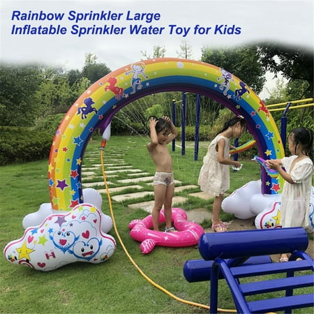 inflatable sprinkler rainbow
