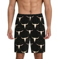 thumbnail image 3 of Lsque Western Cowboy Mens Sleep Pajama Shorts,Short Pajama Pants, Cotton Ultra-Soft Knit-X-Large, 3 of 9
