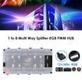 thumbnail image 2 of Kuymtek 1 a 8 Multi Way RGB PWM HUB 12V / 4 pines para placa base de ventilador (4D + Shell), 2 of 9