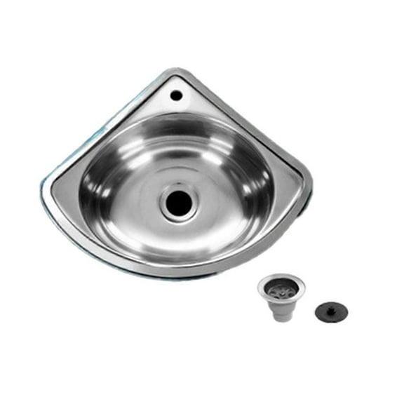 Rv Kitchen Sink Bathroom Basins Vegetable Motorhome Steel Bar Small Single Drop Bowl Corner Tub