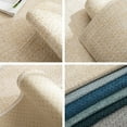 thumbnail image 4 of Xiao Hua Funda de sofá seccional de lino rústico texturizado, protector de muebles, 27,5 x 27,5 pulgadas, beige, 4 of 5