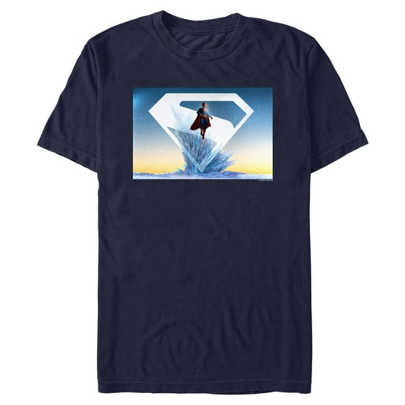 Mens Superman Fortress of Solitude Hope T Shirt