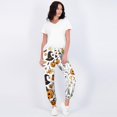 thumbnail image 3 of White Womens Jogger Pajamas Pants Comfy Pjs Sleep Bottoms Soft Pajama Pants Cute Trousers Loose Palazzo 4XL, 3 of 4
