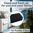 thumbnail image 6 of HQRP 8-pack Activated Carbon Filter for Honeywell HPA200, HPA202, HPA204, HPA250, HPA250B Air Purifiers, 6 of 7