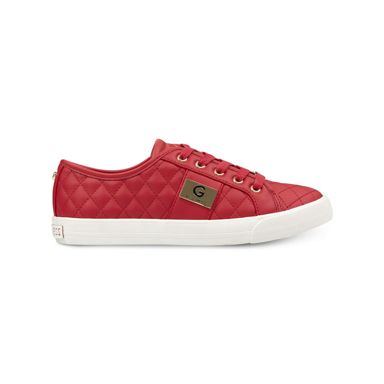 GBG LOS ANGELES Womens Quilted By Guess Logo Plaque Cushioned Logo Backer 2 Lace-Up Athletic Sneakers M - Walmart.com