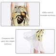 thumbnail image 2 of Bee Stunning Chiffon Women's Beach Dress with Polyester Straps - Beach Skirts Must-Have, 2 of 6