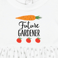 thumbnail image 4 of Inktastic Gardening Future Gardener Girls Baby Dress, 4 of 5