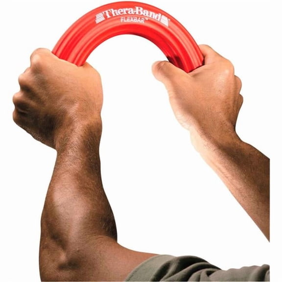 Fabrication B2192858 Thera-Band Flex Exercise Bar - Red - 12 in.