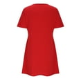 thumbnail image 6 of Patlollav 2025 Beach A Line Dress Womens Casual Summer Spring Short Sleeve Dresses with Pockets, 6 of 6