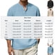 thumbnail image 2 of Ceisia Men's Cotton Linen Henley Shirt | Relaxed Fit Stand Collar Long Sleeve Casual Button-Down Top Gifts, 2 of 6