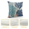 thumbnail image 4 of JEUXUS  Beach Throw Pillow Covers,Coastal Coral Branch Ocean Themed Pillowcase Luxury Decorative Cushion Cover for Couch Bed Sofa Farmhouse Decoration, 4 of 5