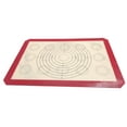 Mainstays Reusable Silicone 24"x 16" Pastry Mat with Measurements